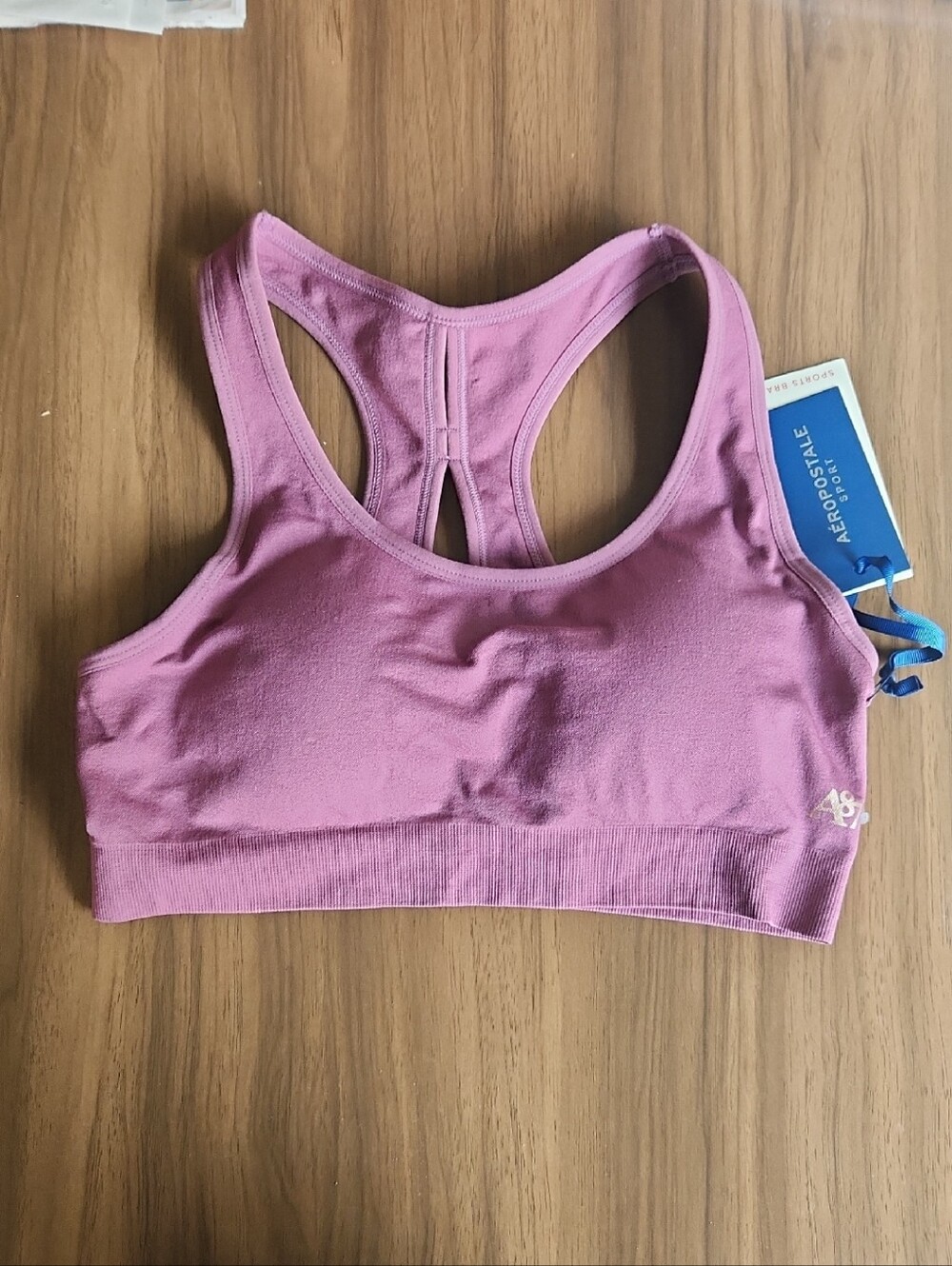 Aeropostale Pink Racerback Sports Bra New With Tags NWT Size Large L